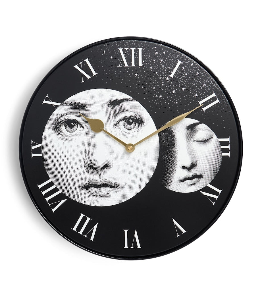 Fornasetti Eclissi wall clock 36.5cm (British brand)