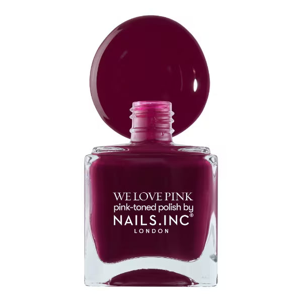 Nails.INC Pink Before You Speak nail polish, imported from the UK
