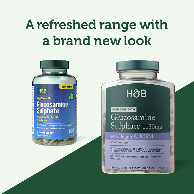 Holland & Barrett glucosamine chondroitin complex 180 tablets, imported from the UK