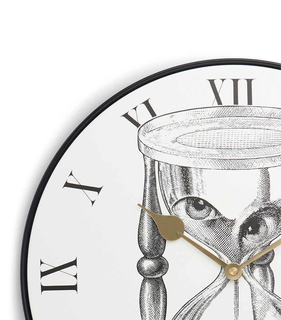 Fornasetti Tema e Variazioni wall clock 36.5cm, UK version