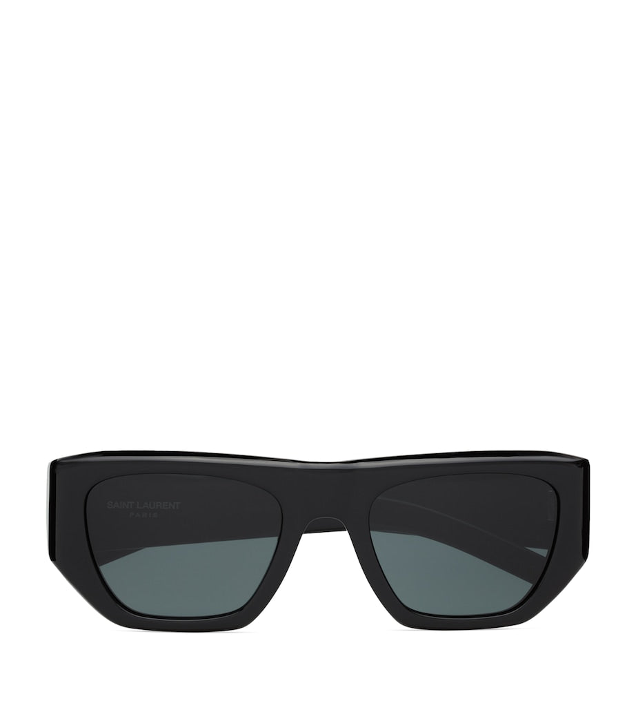 Saint Laurent SL740 pillowed square sunglasses (British brand)