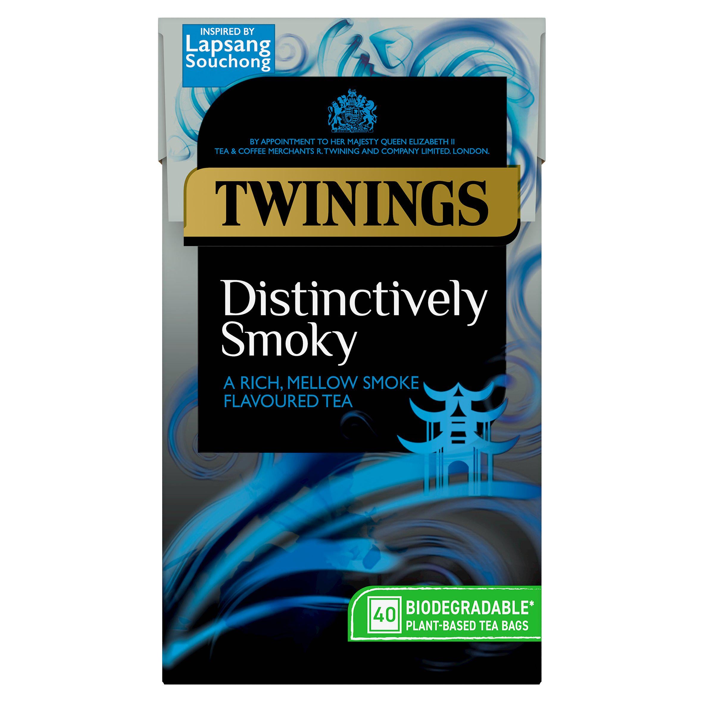 Twinings Distinctively Smoky Plant Based Tea Bags x40 100g GOODS Sainsburys   