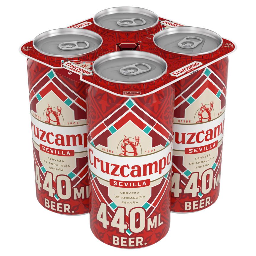 Cruzcampo Sevilla 4 x 440ml GOODS ASDA   