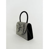 SVNX rhinestone grab bag with bow detail - British product