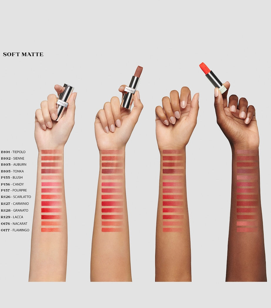 Prada Monochrome Soft Matte Lipstick, imported from the UK