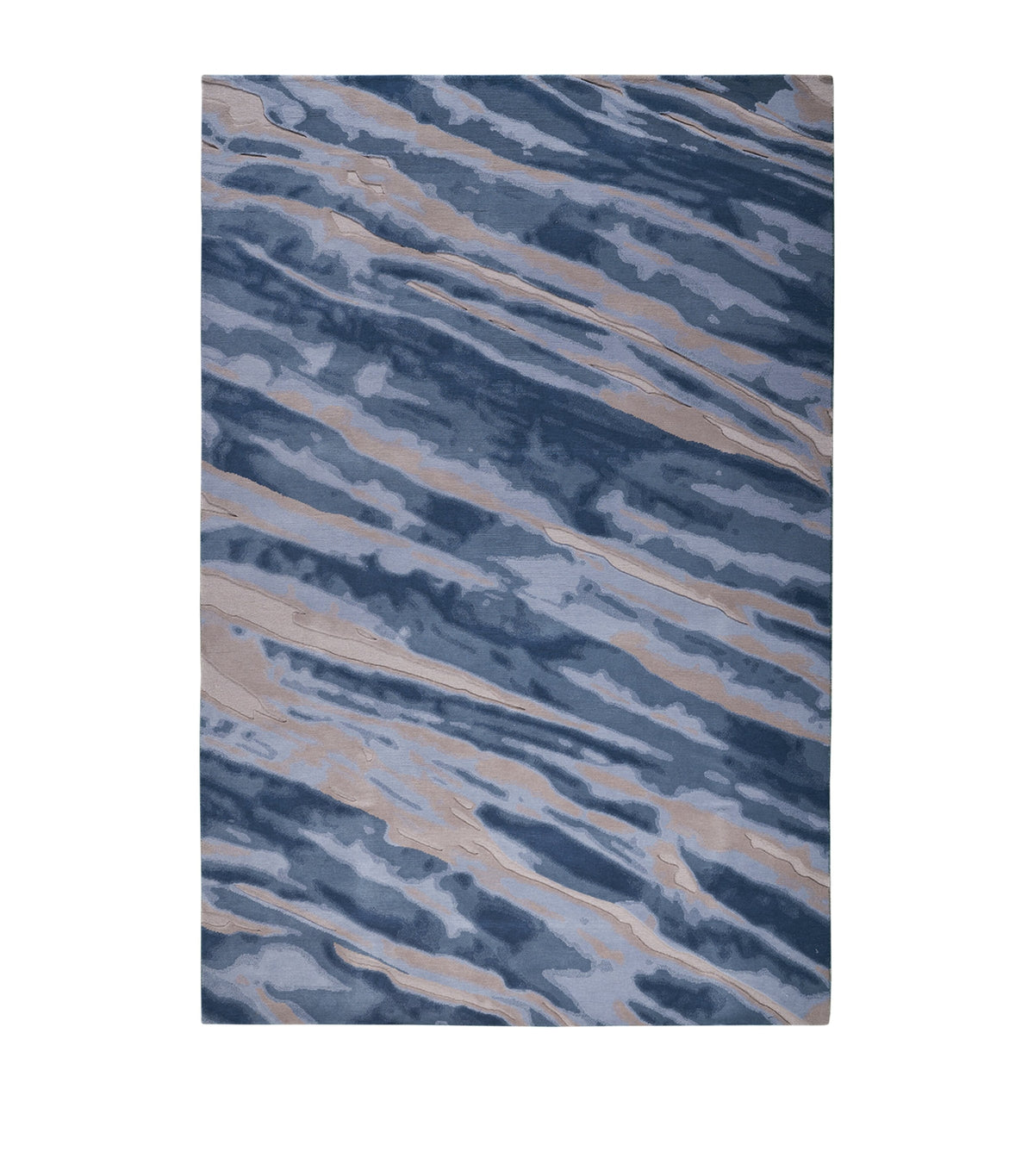 The Rug Company Wool Fjord Flint Rug 3.05m x 2.44m (British brand)
