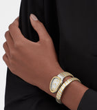 Bvlgari Serpenti Tubogas watch stainless steel yellow gold 35mm, imported from the UK