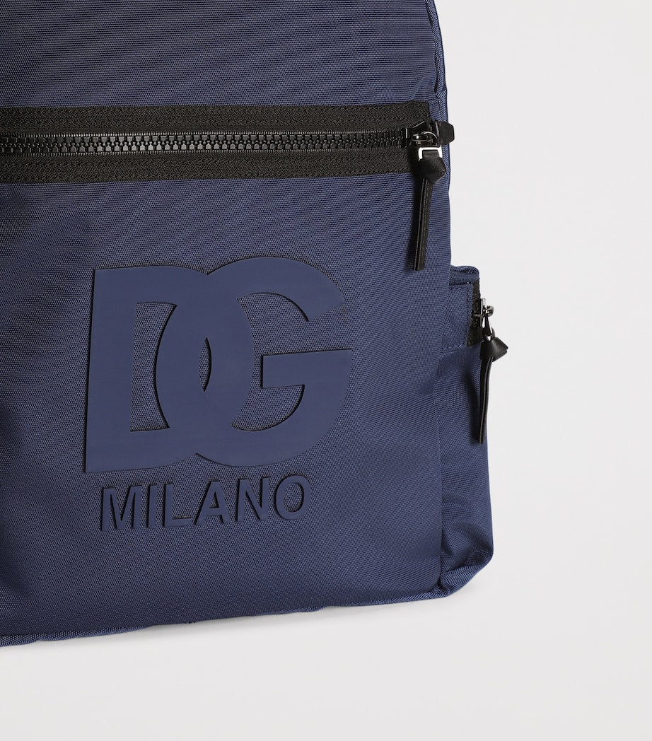 Dolce&Gabbana Kids logo backpack, ample storage, imported from the UK