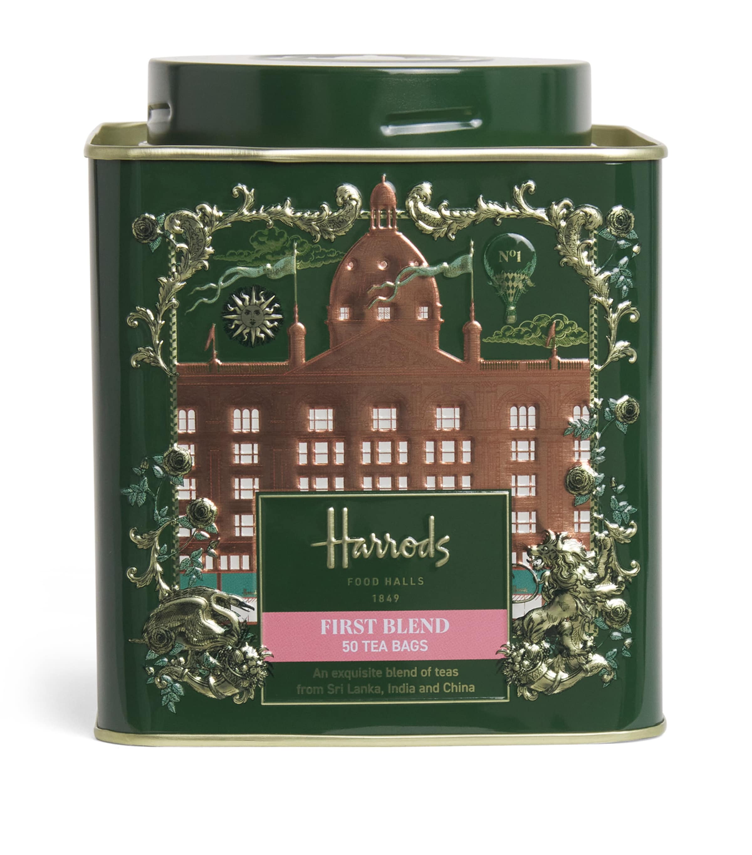 Harrods No. 1 First Blend tea blend 50 tea bags, UK version