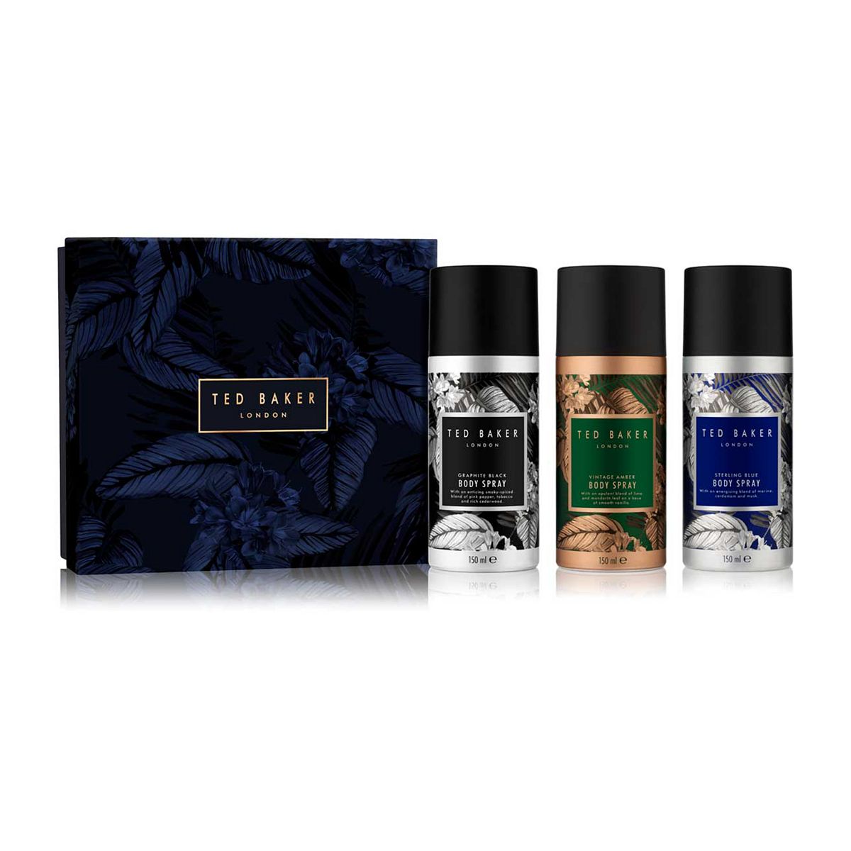 Ted Baker Body Spray Trio Gift Men's Toiletries Boots   