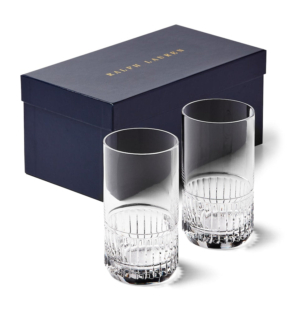 Ralph Lauren Stirling highball glasses set of 2, imported from the UK