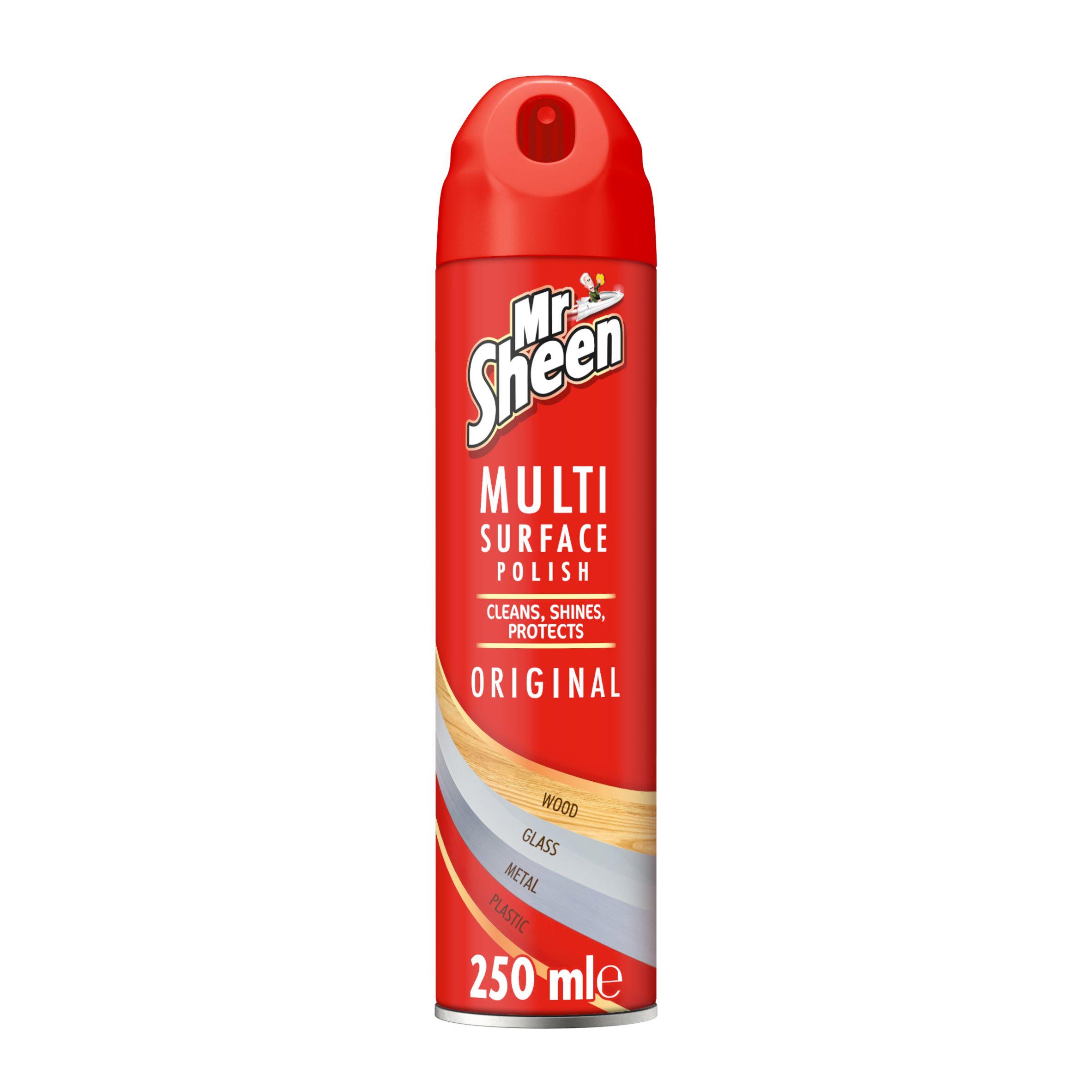 Mr Sheen Multi Surface Polish 250ml Polishes & dusters Sainsburys   