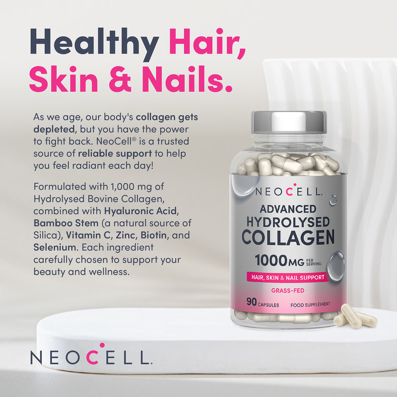 Neocell Advanced Collagen 1000mg 90 Capsules (British brand)
