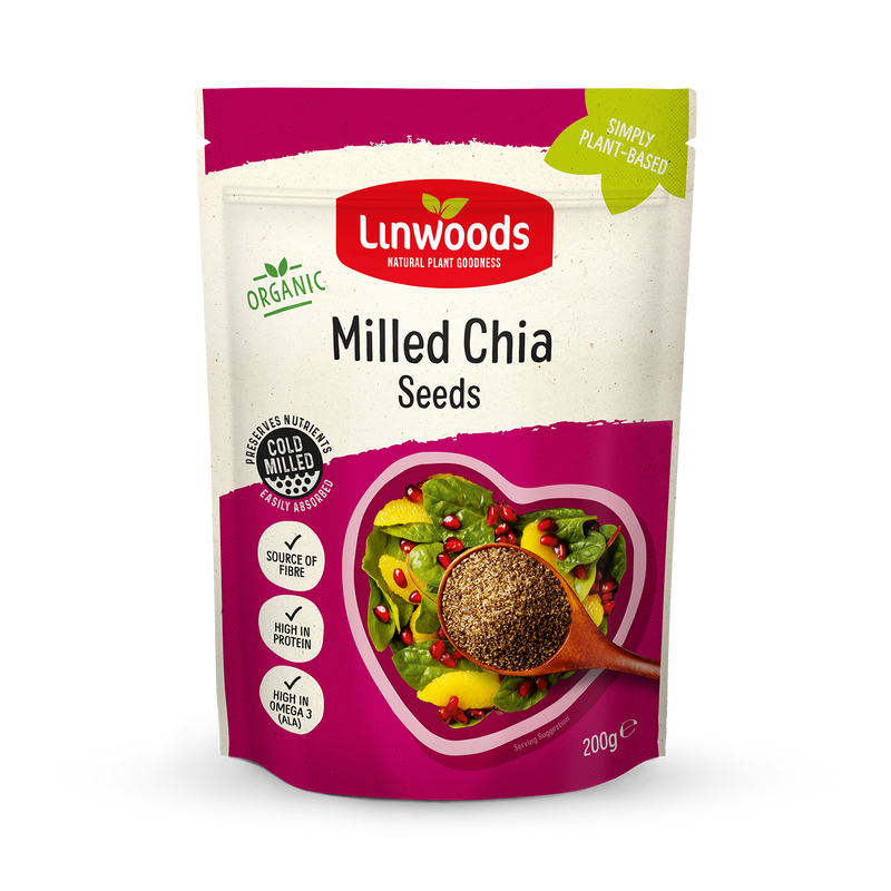 Linwoods milled chia seed organic 200g, UK version