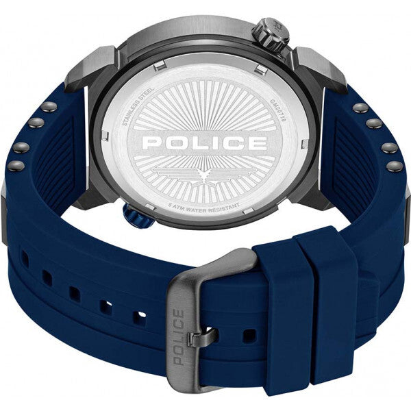 Police blue mens Boa watch with silicone strap - British product
