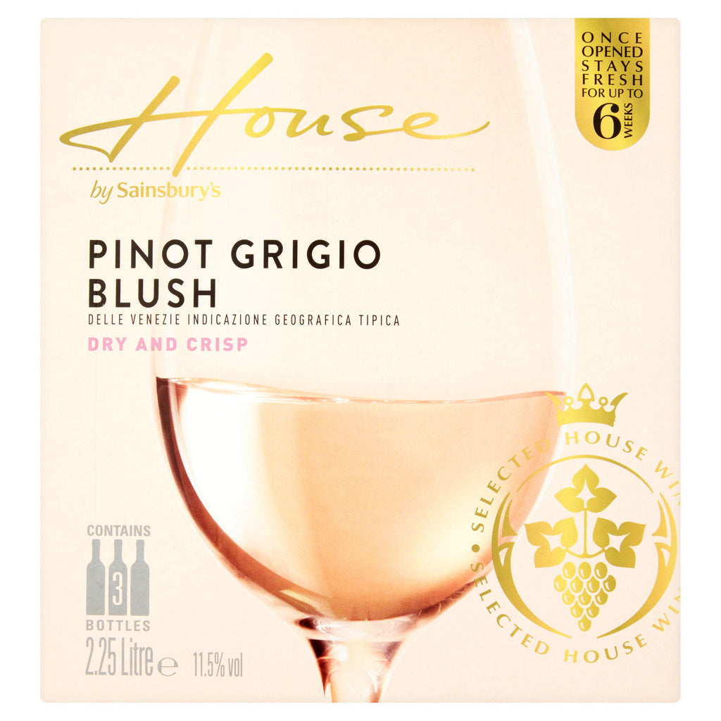 Sainsbury's House Pinot Grigio Blush 2.25L