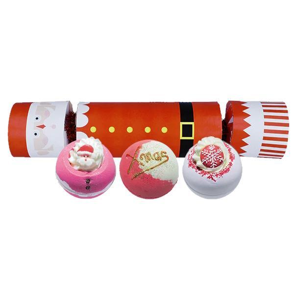 Bomb Cosmetics Father Christmas Cracker bath bomb gift set, UK version