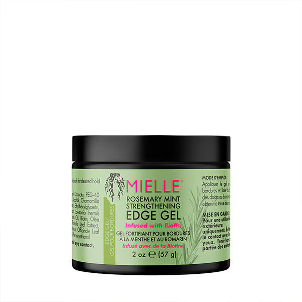Mielle Rosemary Mint strengthening edge gel 57g, imported from the UK