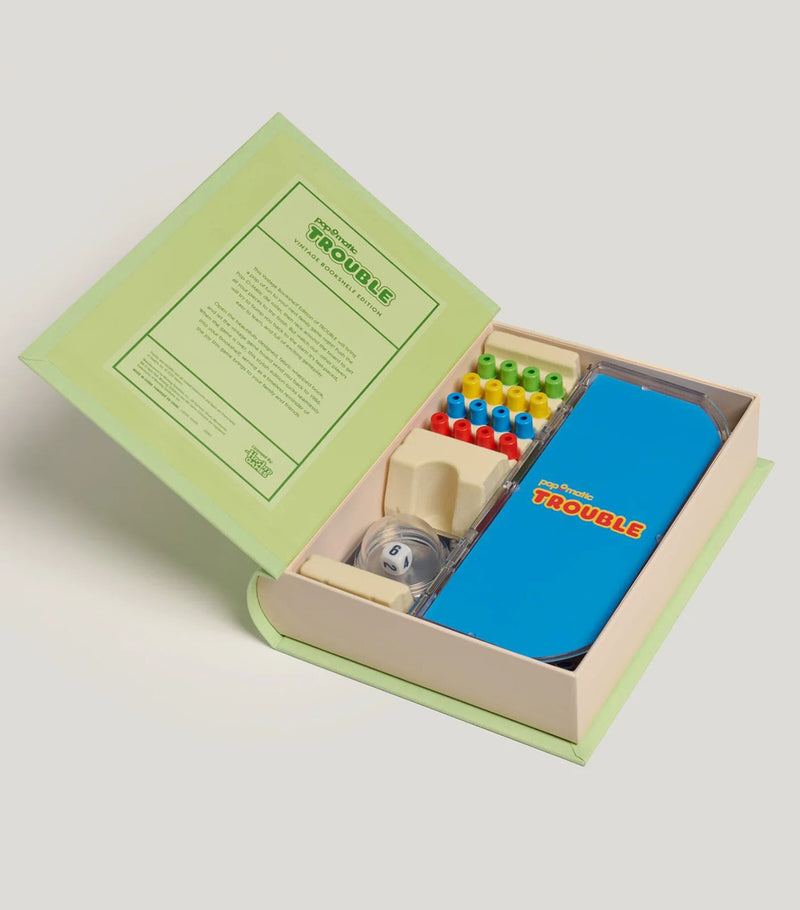Trouble Vintage Bookshelf Edition board game (British brand)