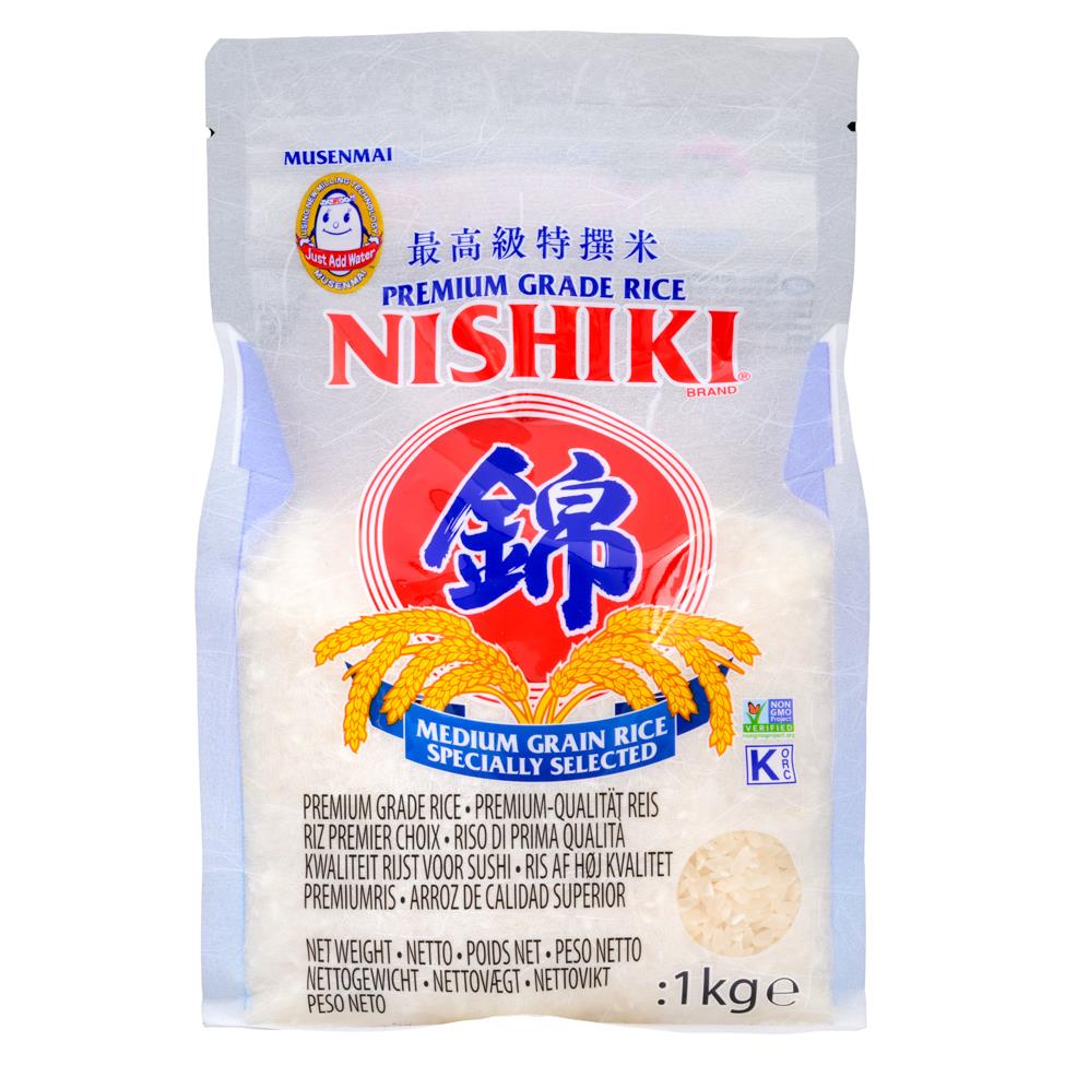 Nishiki Japanese premium grade rice 1kg - British product