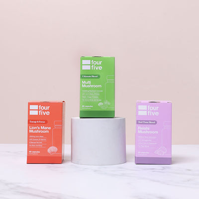 Fourfive Bedtime Blend Reishi Schlafmittel 60 Kapseln