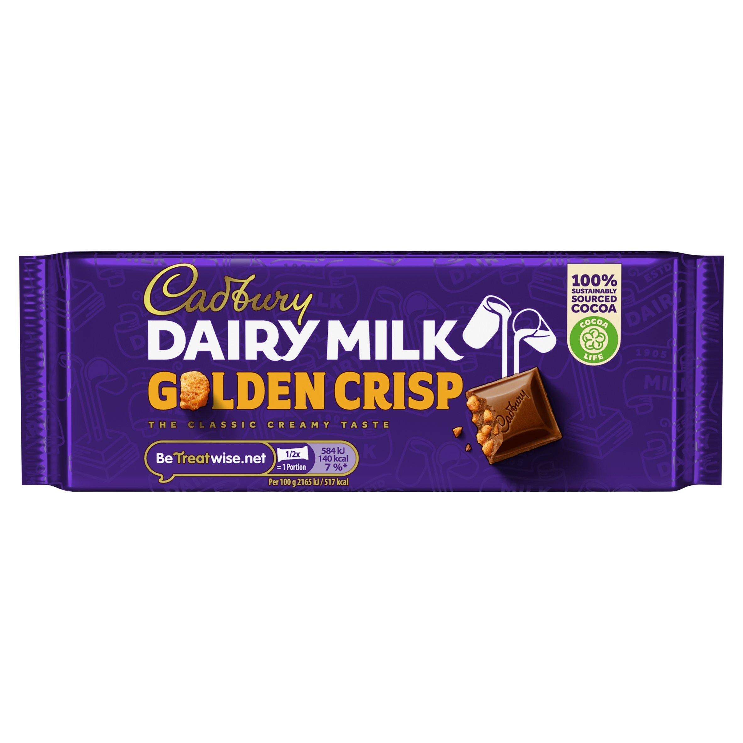 Cadbury Dairy Milk Golden Crisp 54g GOODS Sainsburys   