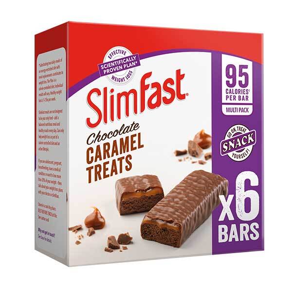 SlimFast Caramel Snack Bar Multipack 6x26g GOODS Superdrug   