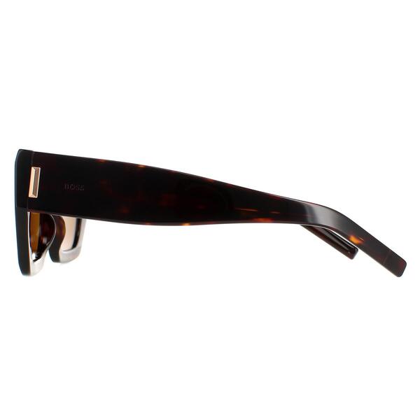 Hugo Boss cat eye women's sunglasses brown acetate (British brand)