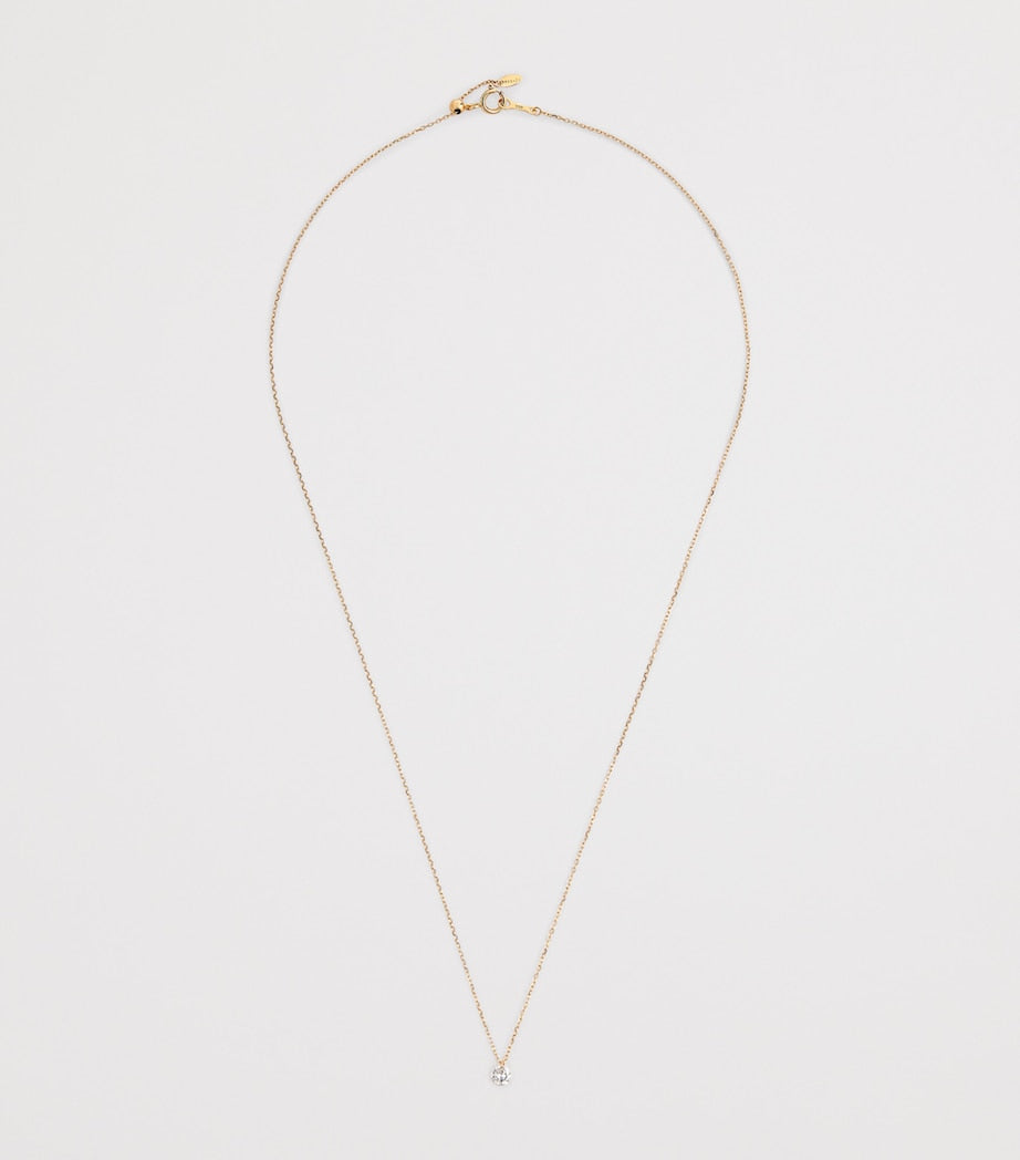 Persée Danaé necklace yellow gold diamonds, imported from the UK