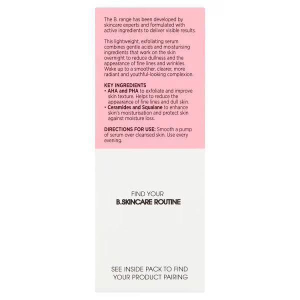 B. Overnight Smoothing Serum 30ml - British product