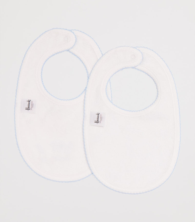 Harrods cotton balloon bib set of 2, imported from the UK