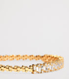 Suzanne Kalan yellow gold and diamond bangle (British brand)