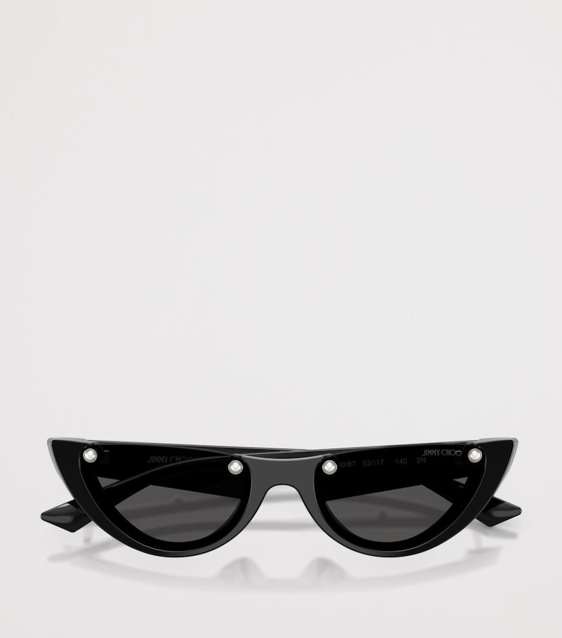 Jimmy Choo oval sunglasses acetate frame, UK version