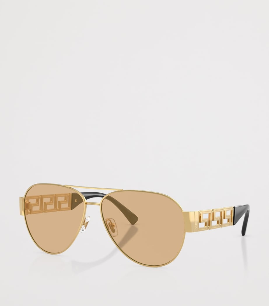 Versace metal pilot sunglasses VE2289 (British brand)