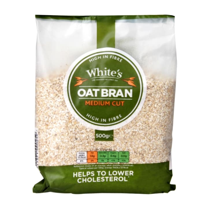 Whites Oat Bran Medium 500g Breakfast Cereals Holland&Barrett