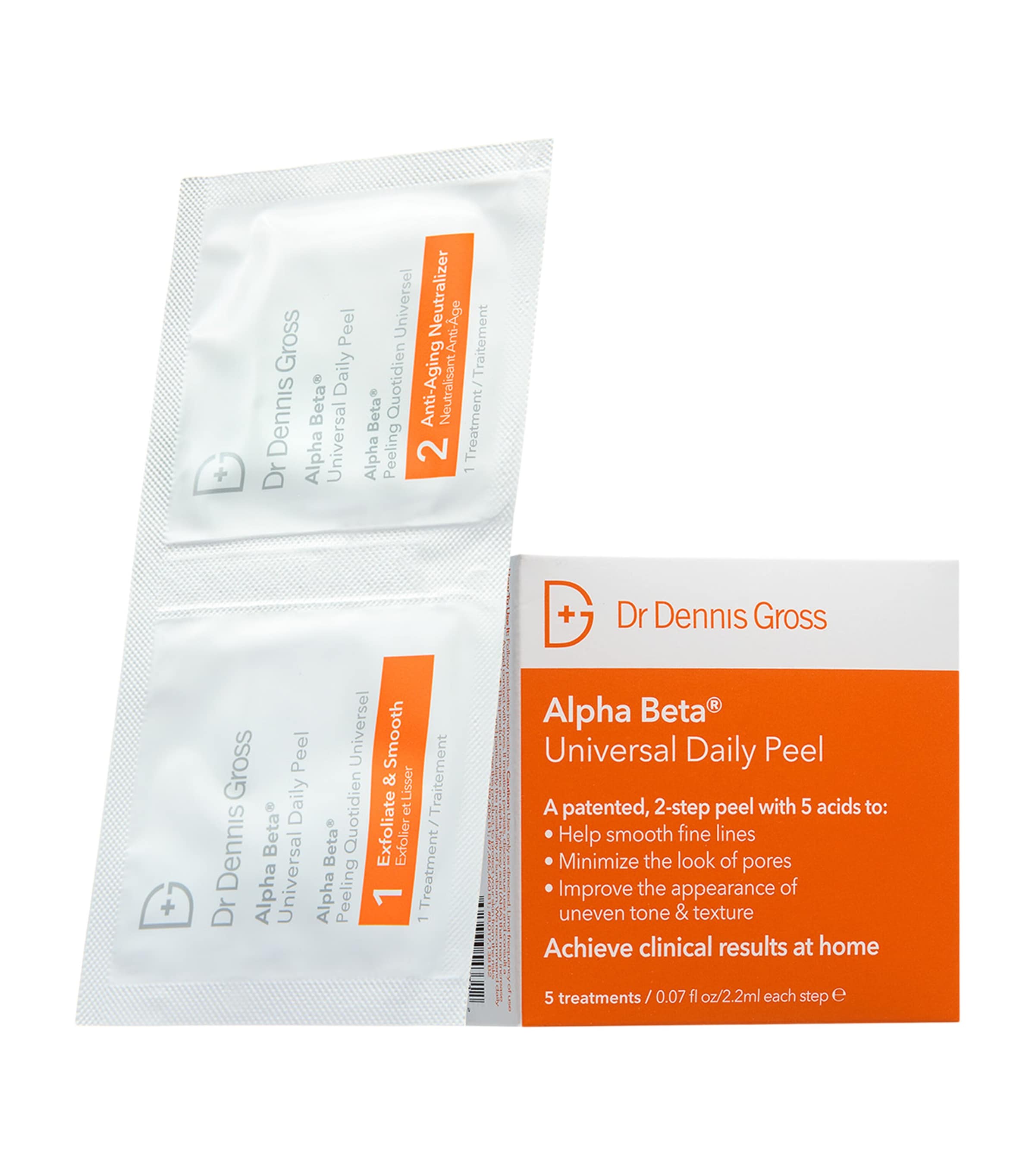 Dr Dennis Gross Universal Daily Peel 5 Treatments - British product