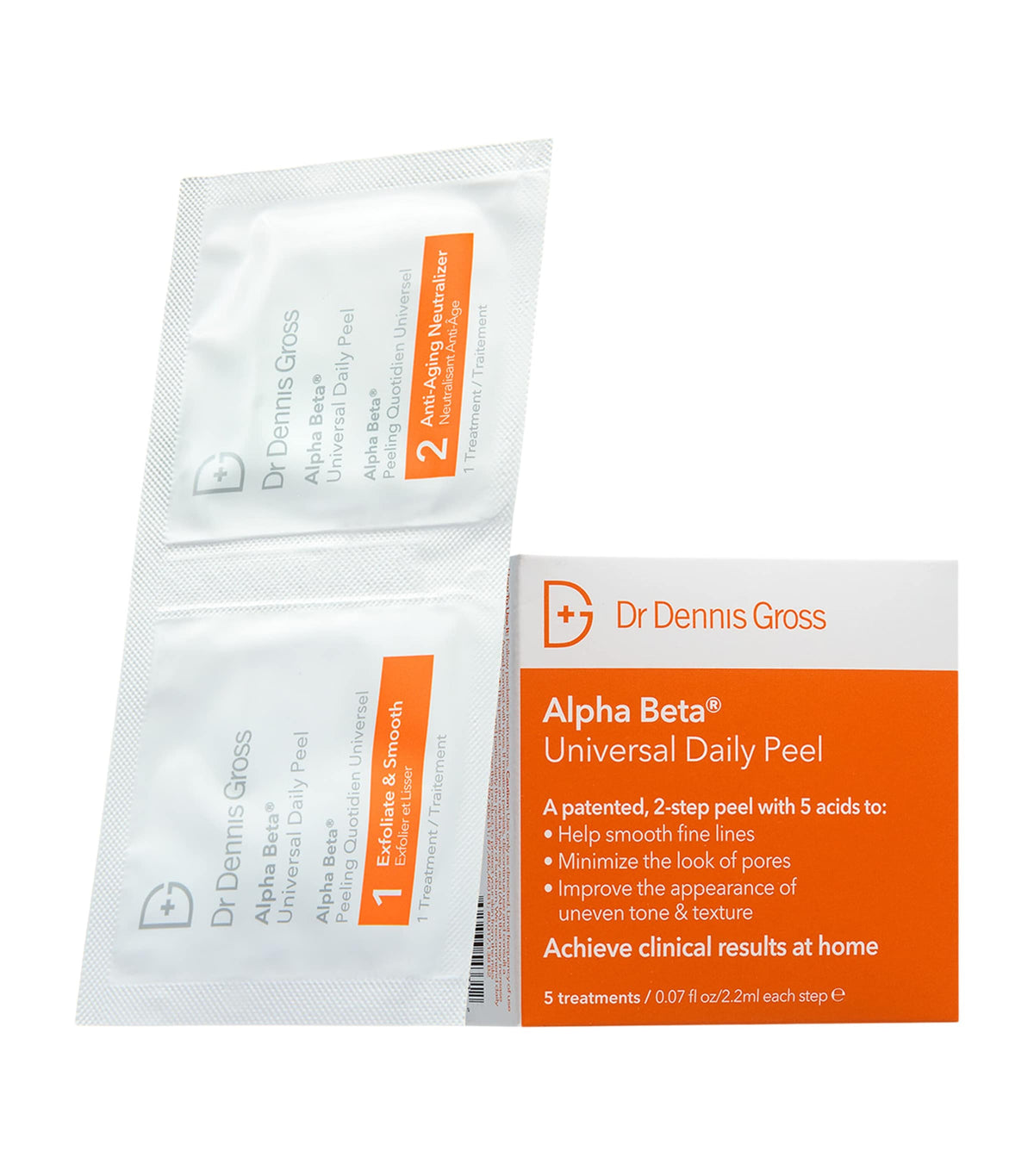 Dr Dennis Gross Universal Daily Peel 5 Treatments - British product