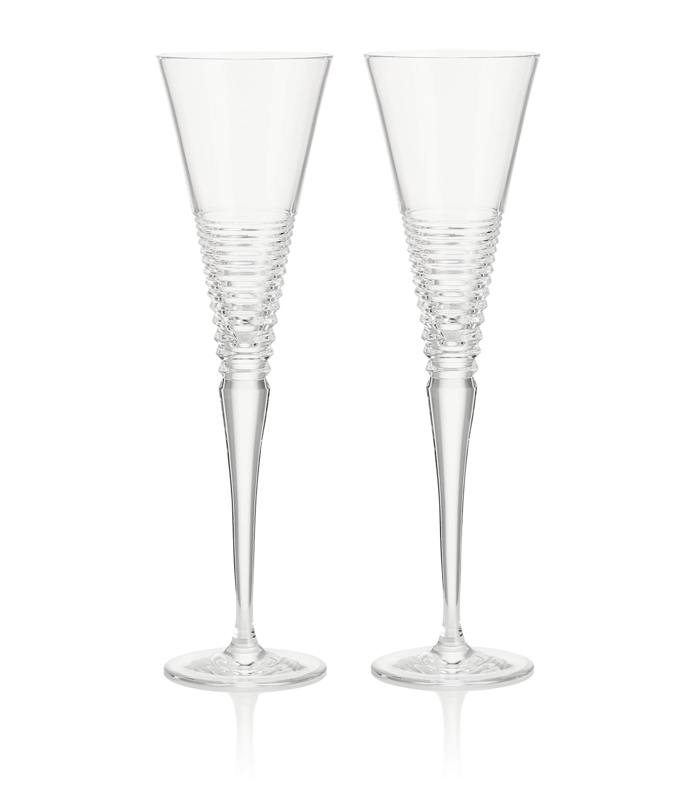 Set of 2 Circon Champagne Flutes (150ml)
