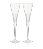 Set of 2 Circon Champagne Flutes (150ml)
