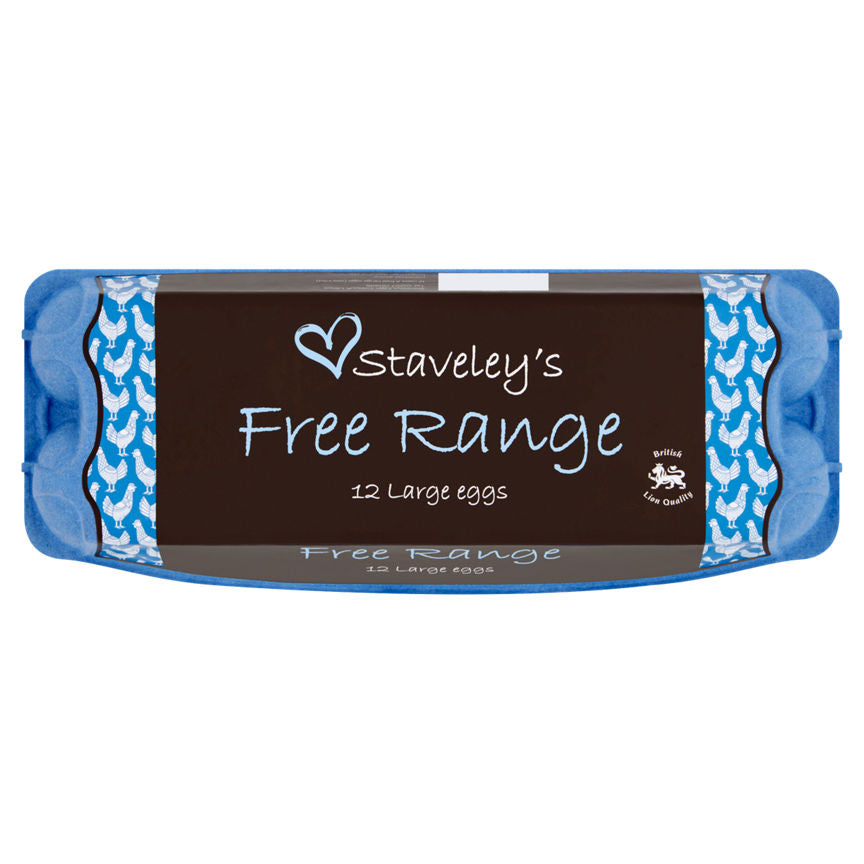 Staveley 12 Large Free Range Eggs GOODS ASDA   