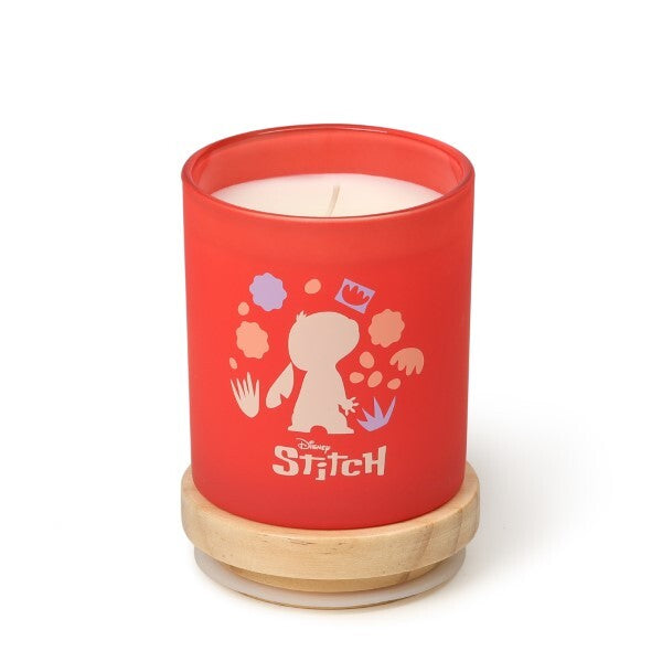 Disney Stitch plumeria and lychee scented candle 195g (British brand)