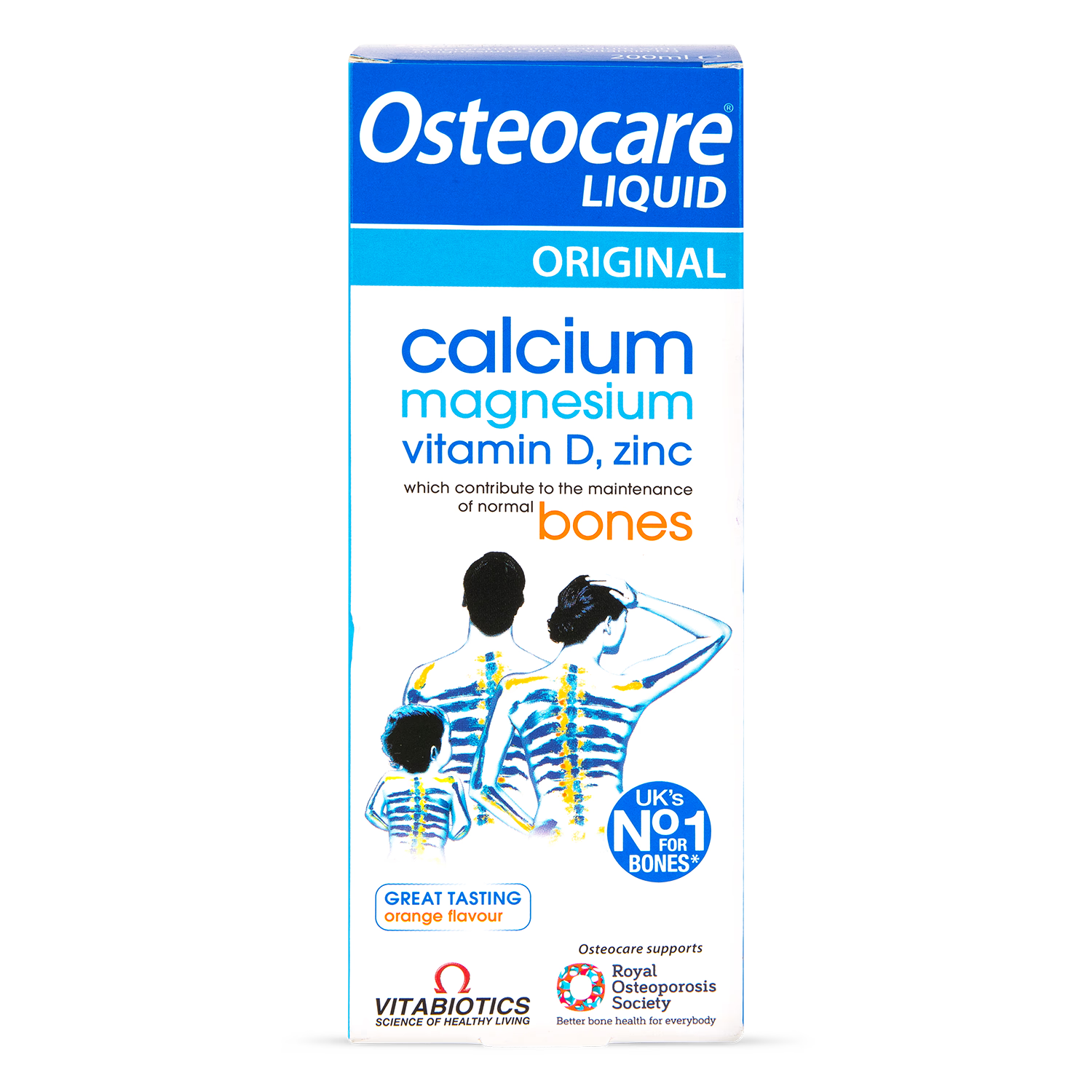Vitabiotics Osteocare Liquid 200ml, imported from the UK