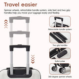 Livingandhome travel suitcase 20 inch hard shell (British brand)