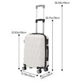 Livingandhome travel suitcase 20 inch hard shell (British brand)