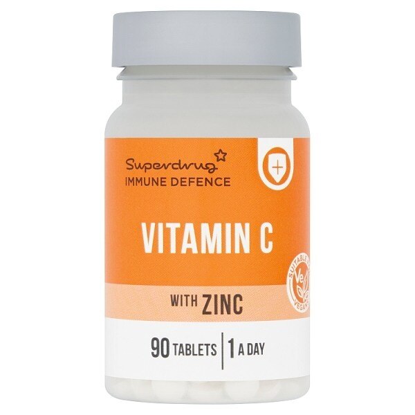 Superdrug Vitamin C & Zinc - 90 Pack