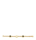 Bvlgari yellow gold mother-of-pearl onyx bracelet (British brand)