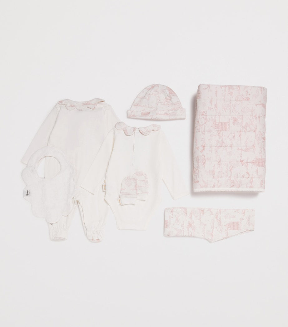 Harrods balloon print baby gift set 0-18 months, UK version