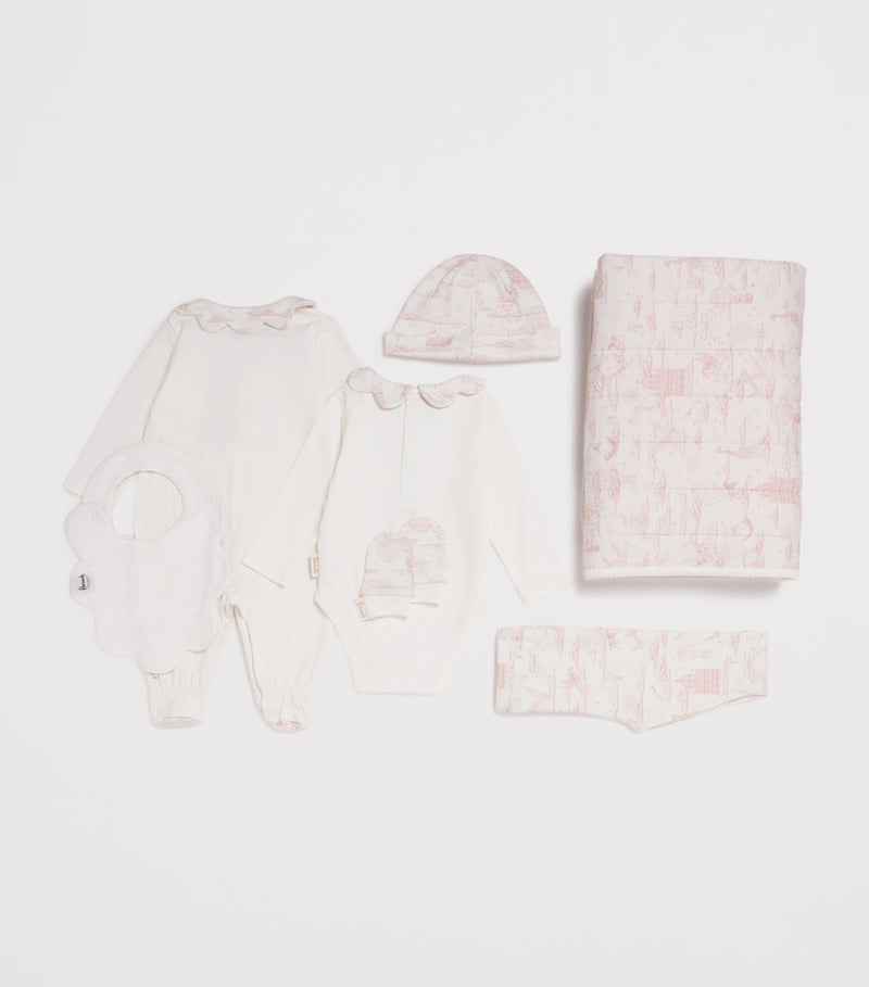 Harrods balloon print baby gift set 0-18 months, UK version