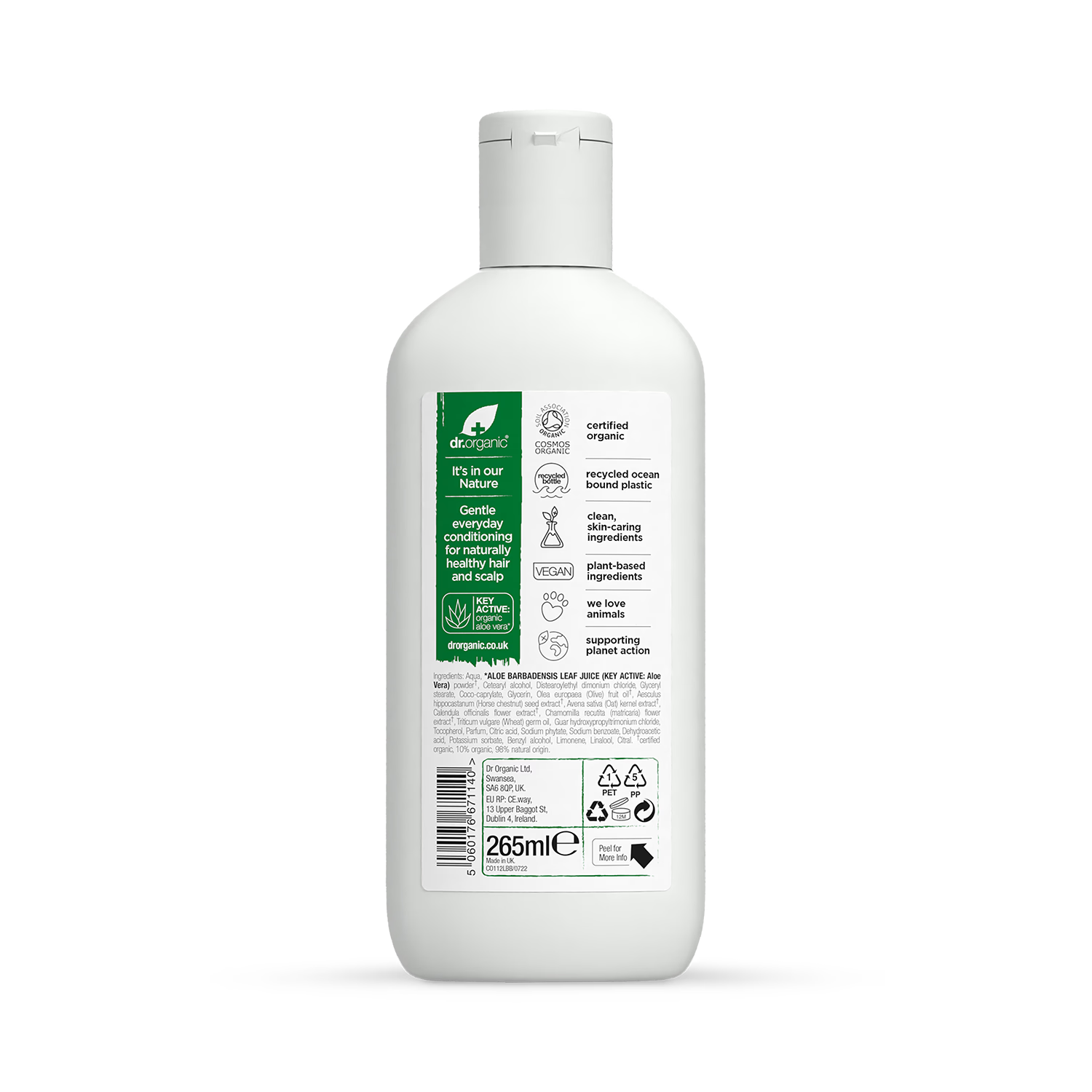 Dr Organic Aloe Vera Conditioner 265ml - British product