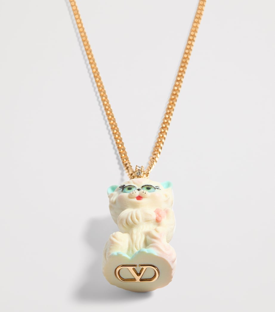 Valentino Garavani Le Chat de la Maison pendant necklace, UK version